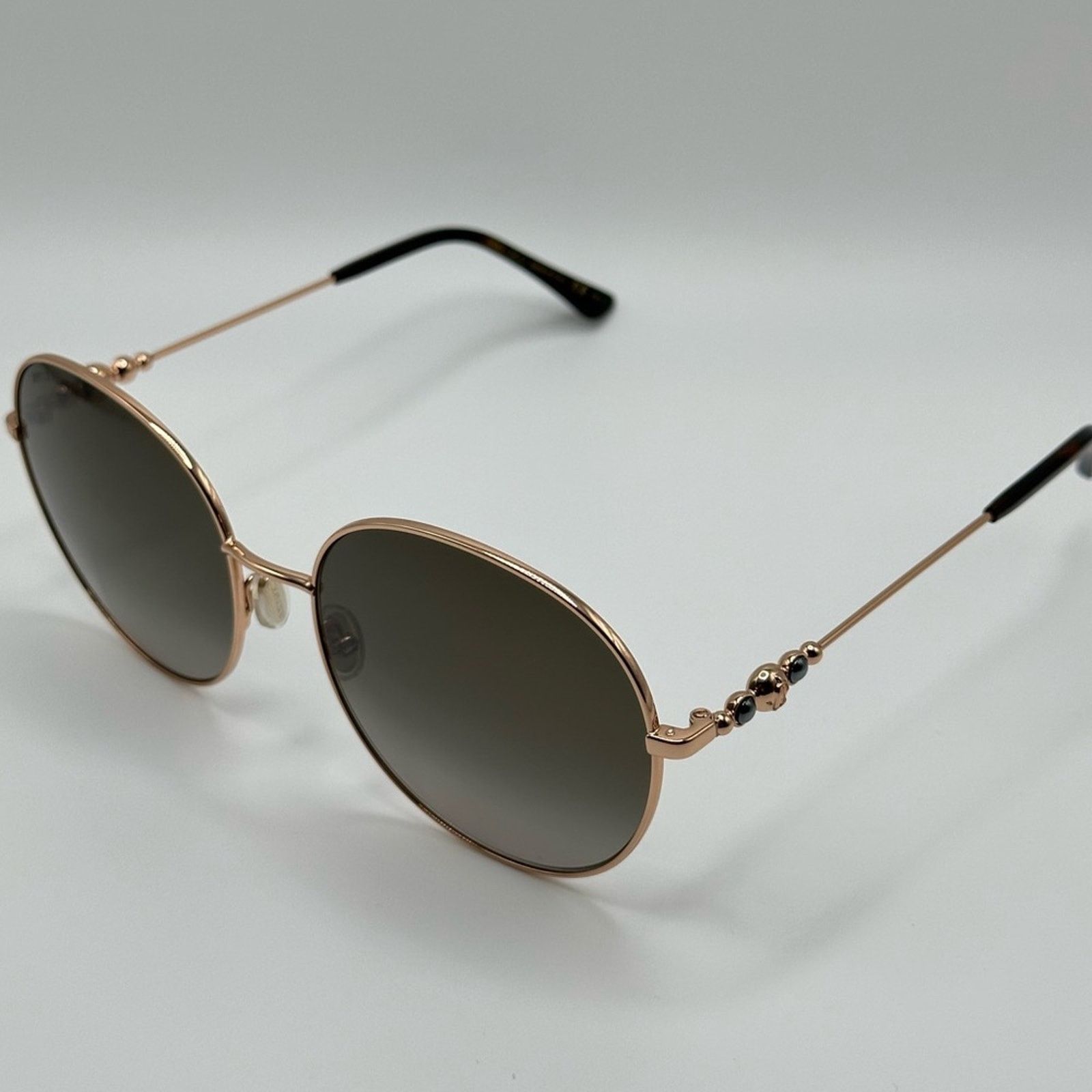 Jimmy Choo NEW JIMMY CHOO Birdie/S 06J Gold Brown Women Sunglasses Size ONE SIZE - 7 Thumbnail