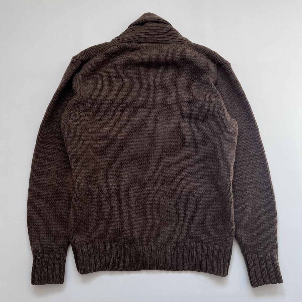 Barbour Steve hotsell McQueen Collection Wool Knit Elbow Patch Sweater Large