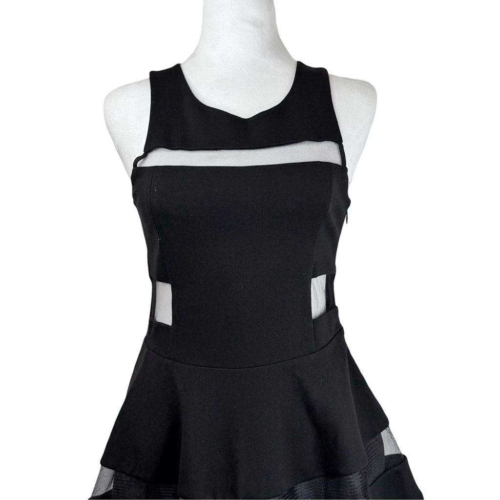 PARKER Women\'s Fit & Flare Tank Dress Mesh Designs Size S - ilac.rochib.com