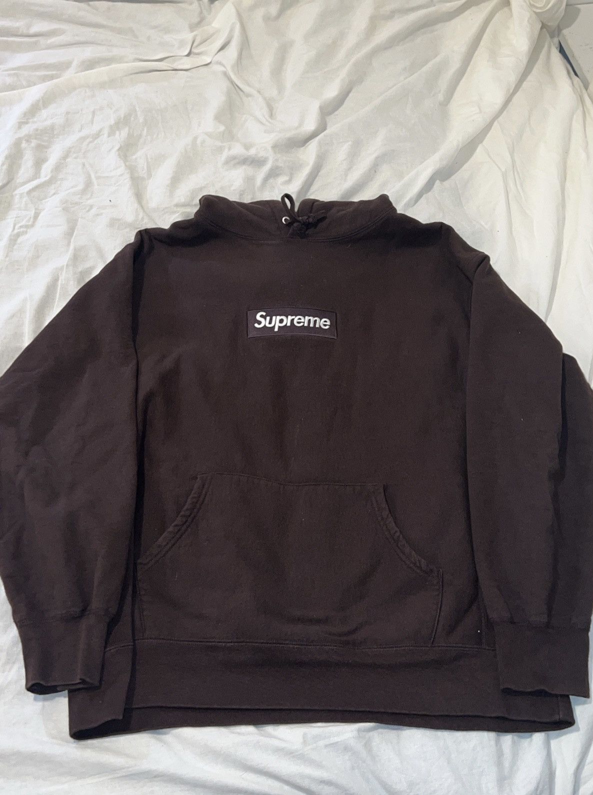 Supreme Supreme Box Logo Hooded Sweatshirt FW21 (Brown) | Grailed