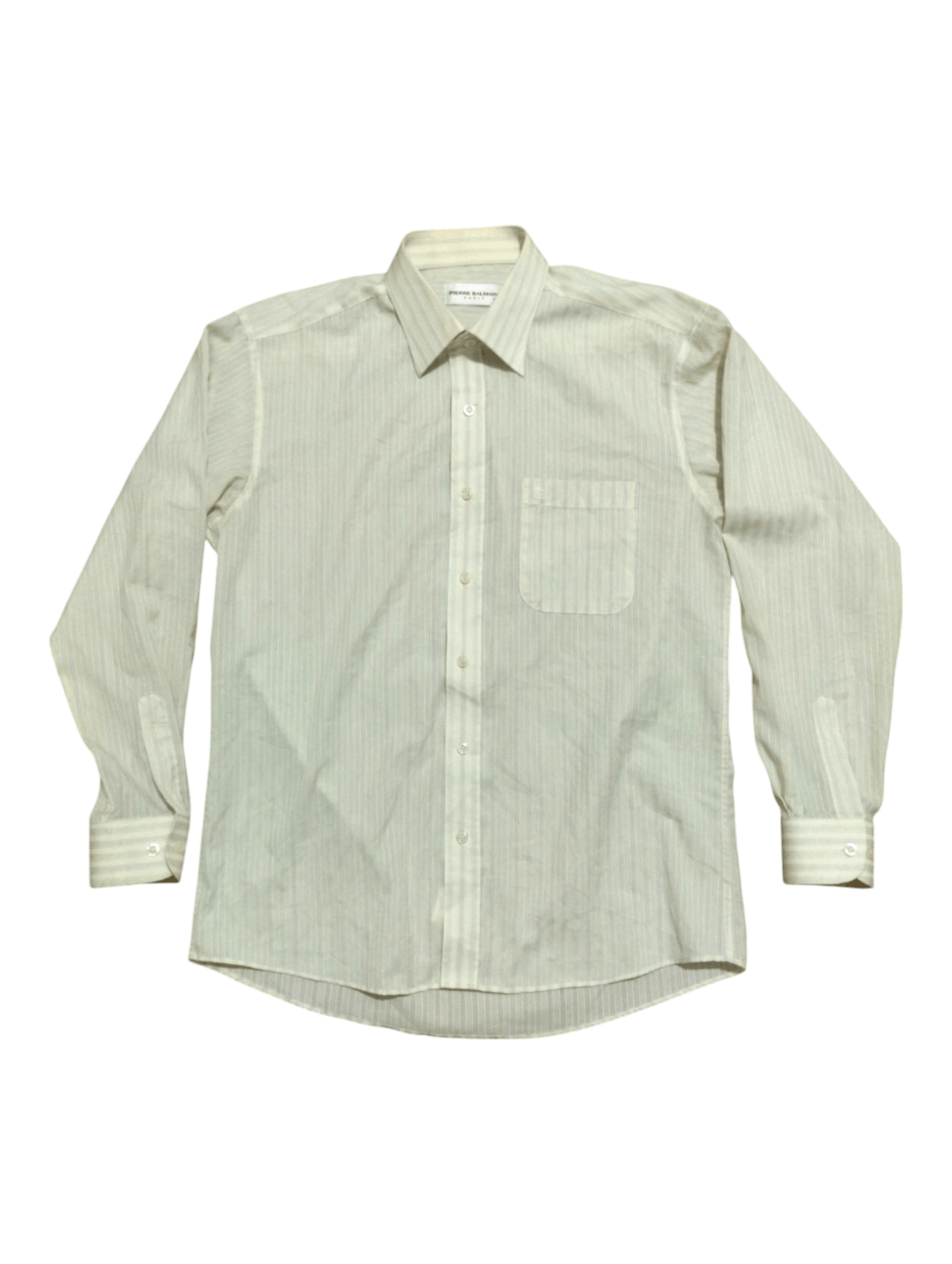 Balmain × Pierre Balmain Pierre Balmain Long Sleeve Button Up Size US XL / EU 56 / 4 - 1 Thumbnail