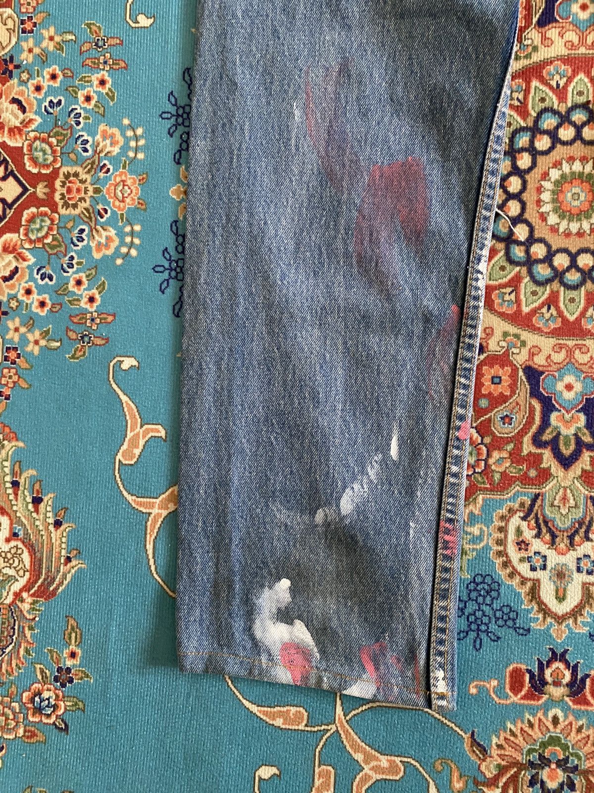 Levi's × Vintage Vintage 90s Levi’s 505 Distressed Splatter Design Denim Size US 31 - 8 Thumbnail
