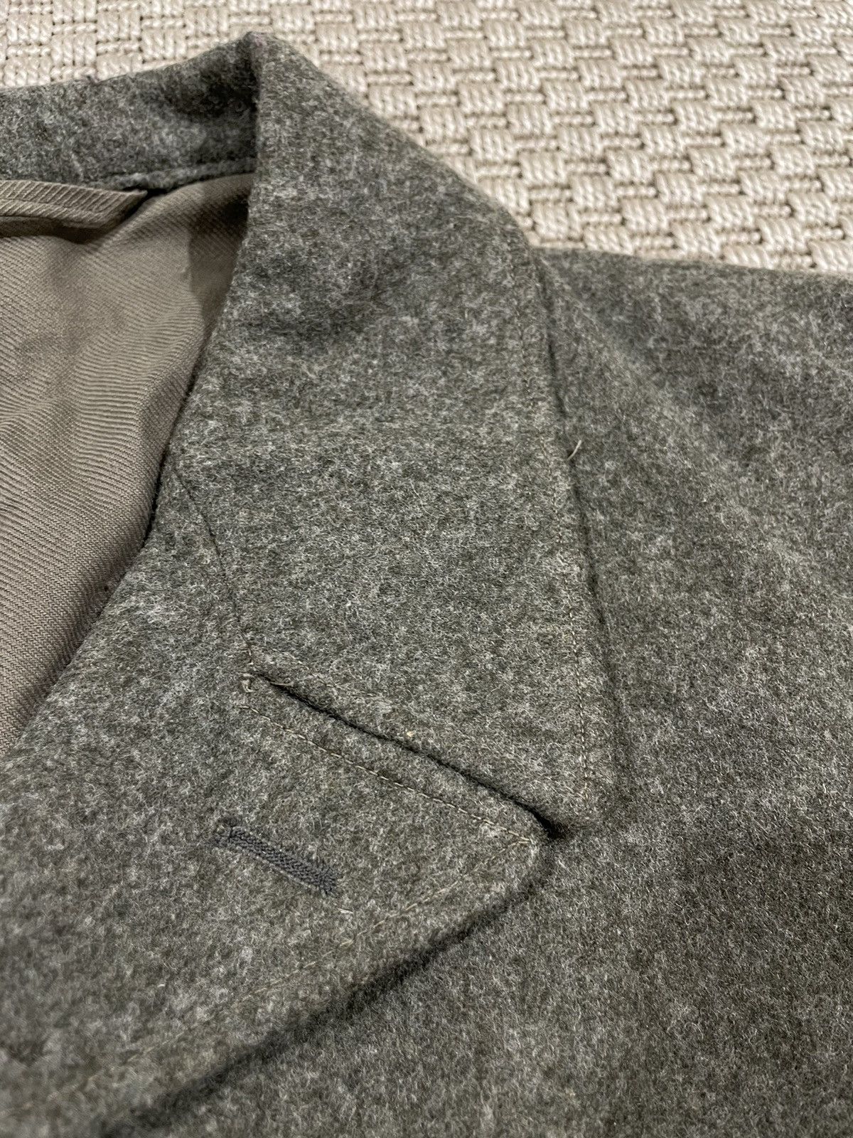 Vintage 50s Swedish Military Coat Wool Size US L / EU 52-54 / 3 - 6 Thumbnail