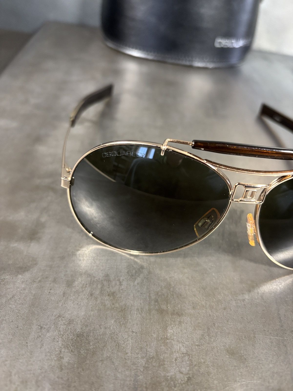 Dsquared2 2010 DSquared2 Sunglasses Metal Aviators DQ 0001 Italy Size ONE SIZE - 19 Thumbnail