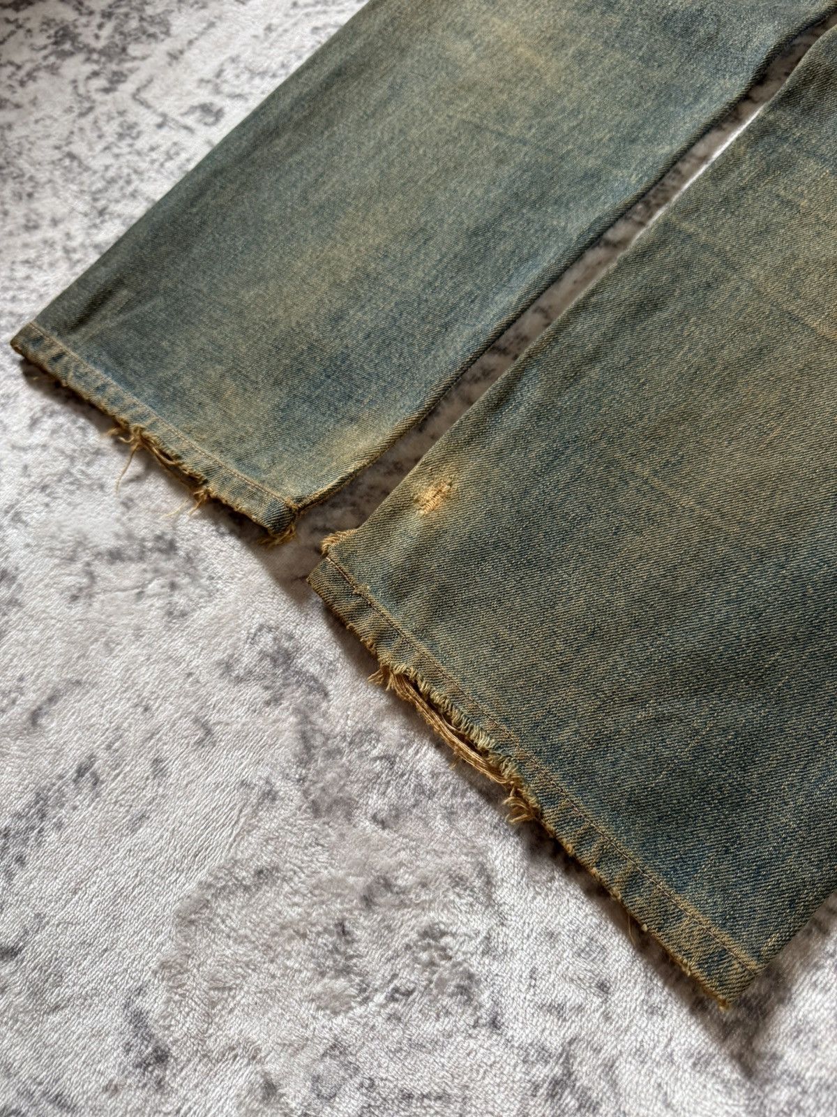 Kapital Edwin 505 OG Type 1 Baggy Loose Mud Wash Jeans Size US 29 - 17 Thumbnail