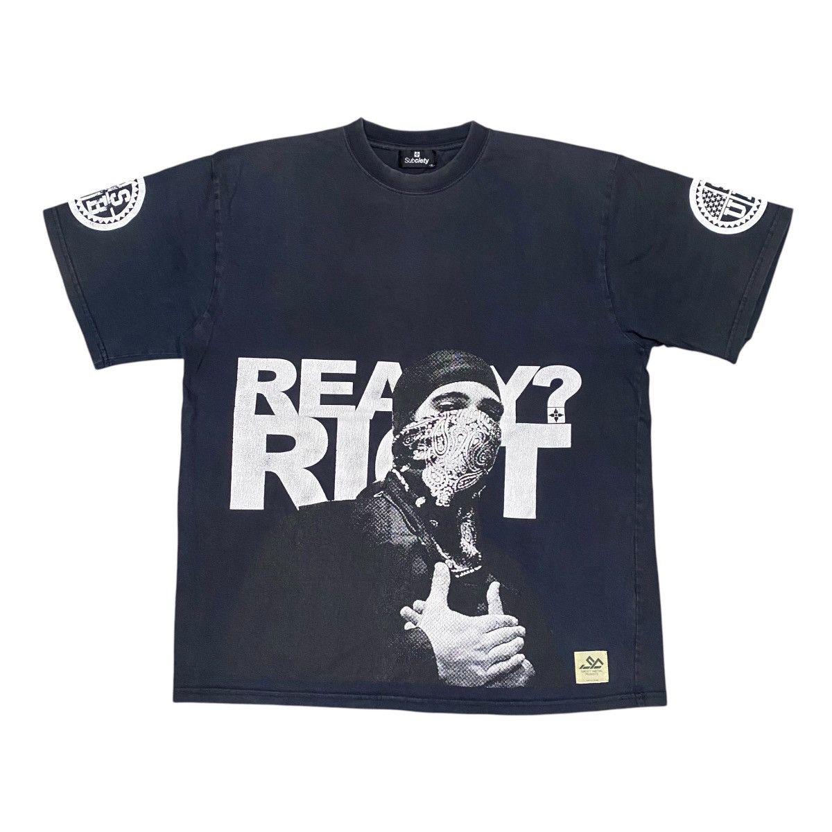 SUBCIETY READY? RIOT JAPANESE BRAND T SHIRT