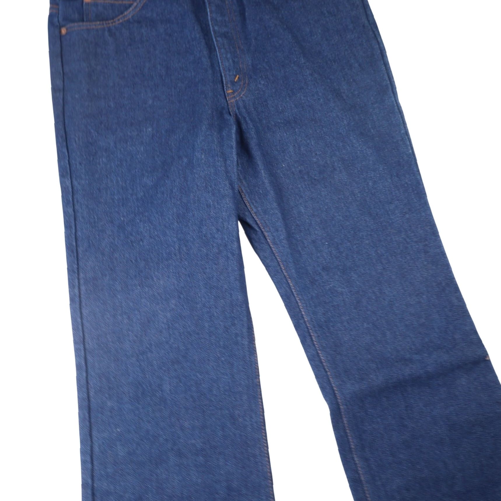 JCPenney VINTAGE JCPenney Jeans Denim True Vintage Mens 33x30 Blue Flared Pocket Jeans Mens Regular 9/10 Blue Size US 33 - 3 Thumbnail