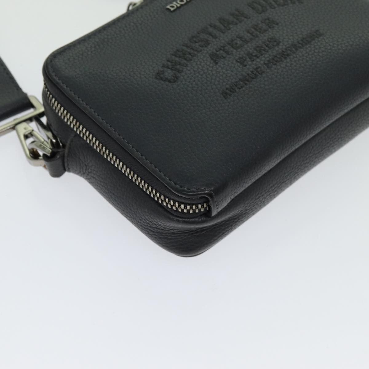 Dior DIOR Shoulder Bag Leather Gray Size ONE SIZE - 14 Thumbnail