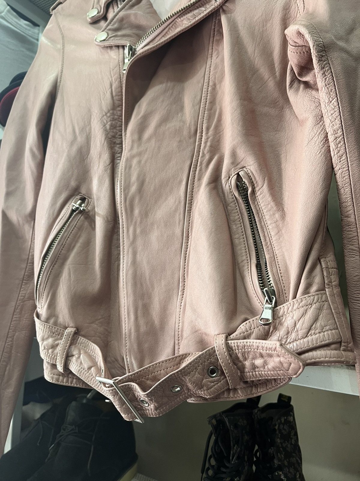 Leather Walter Baker Allison Leather Jacket Size S / US 4 / IT 40 - 3 Thumbnail