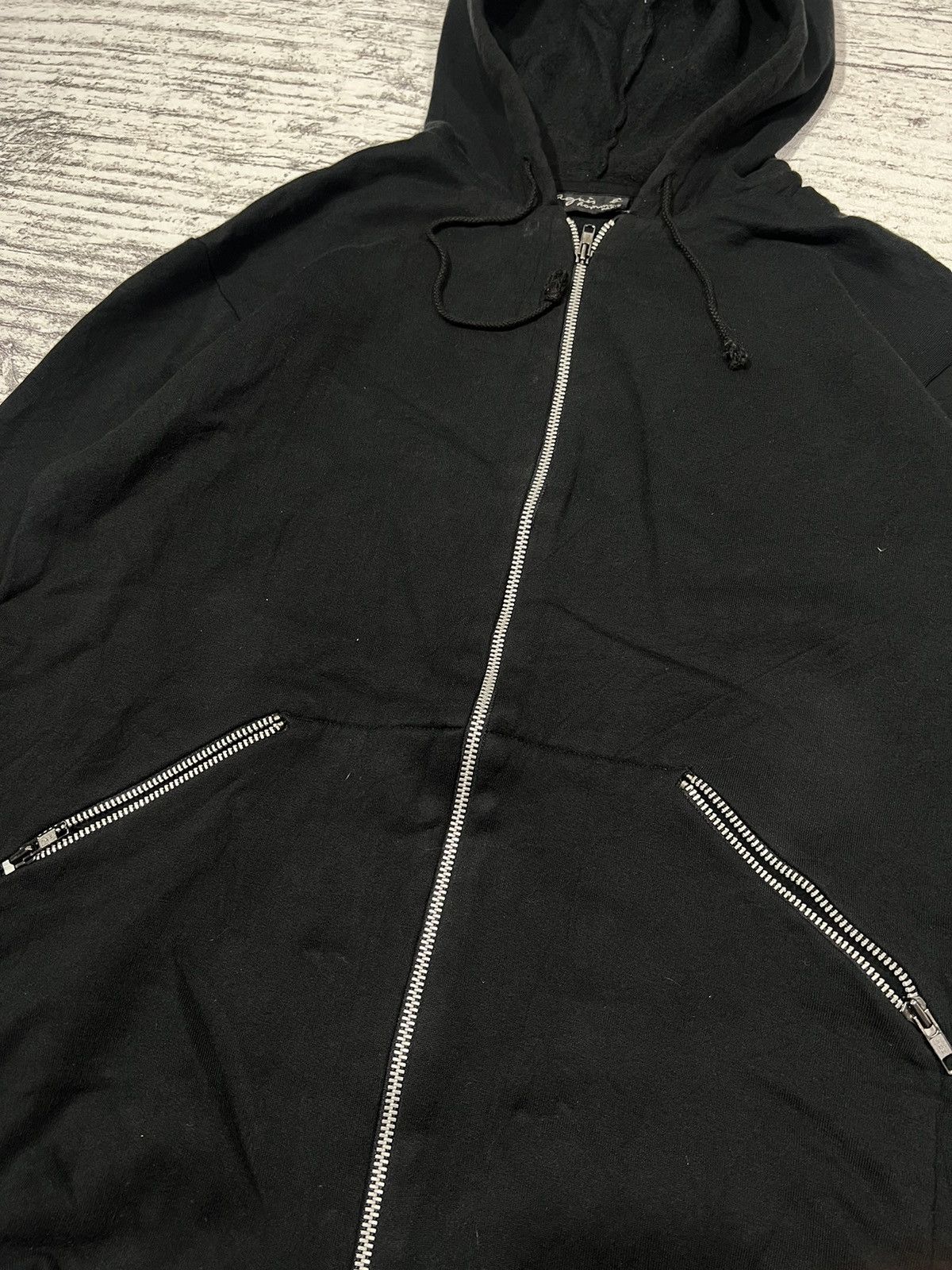 Helmut Lang 2000s Archival Agnes B Homme Maison Zip Hoddie y2k Lgb Ifsix Size US L / EU 52-54 / 3 - 2 Thumbnail