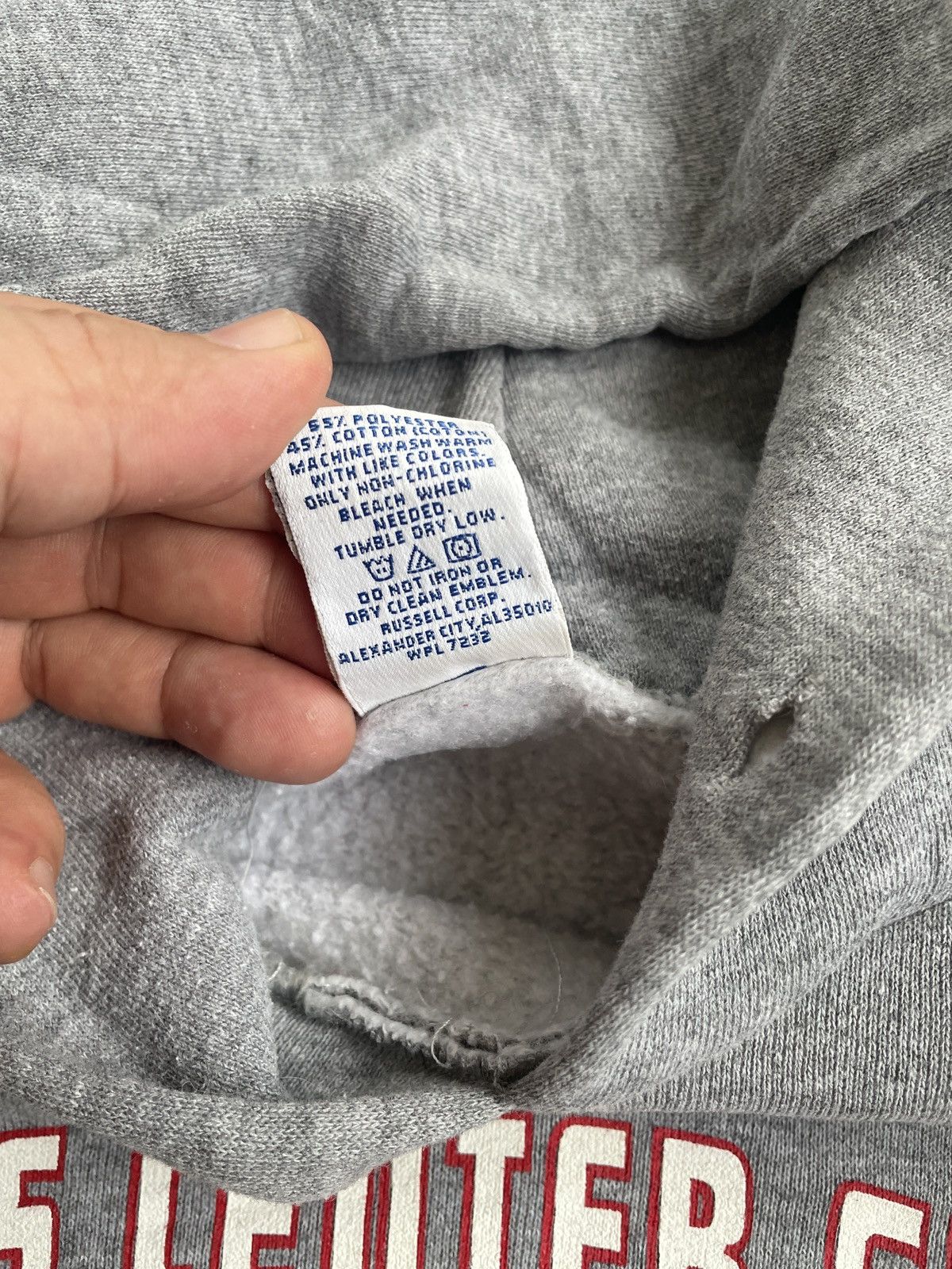 Russell Athletic × Vintage VINTAGE DALLAS CENTER GRIMES WRESTLING HOODIE Size US XL / EU 56 / 4 - 5 Thumbnail