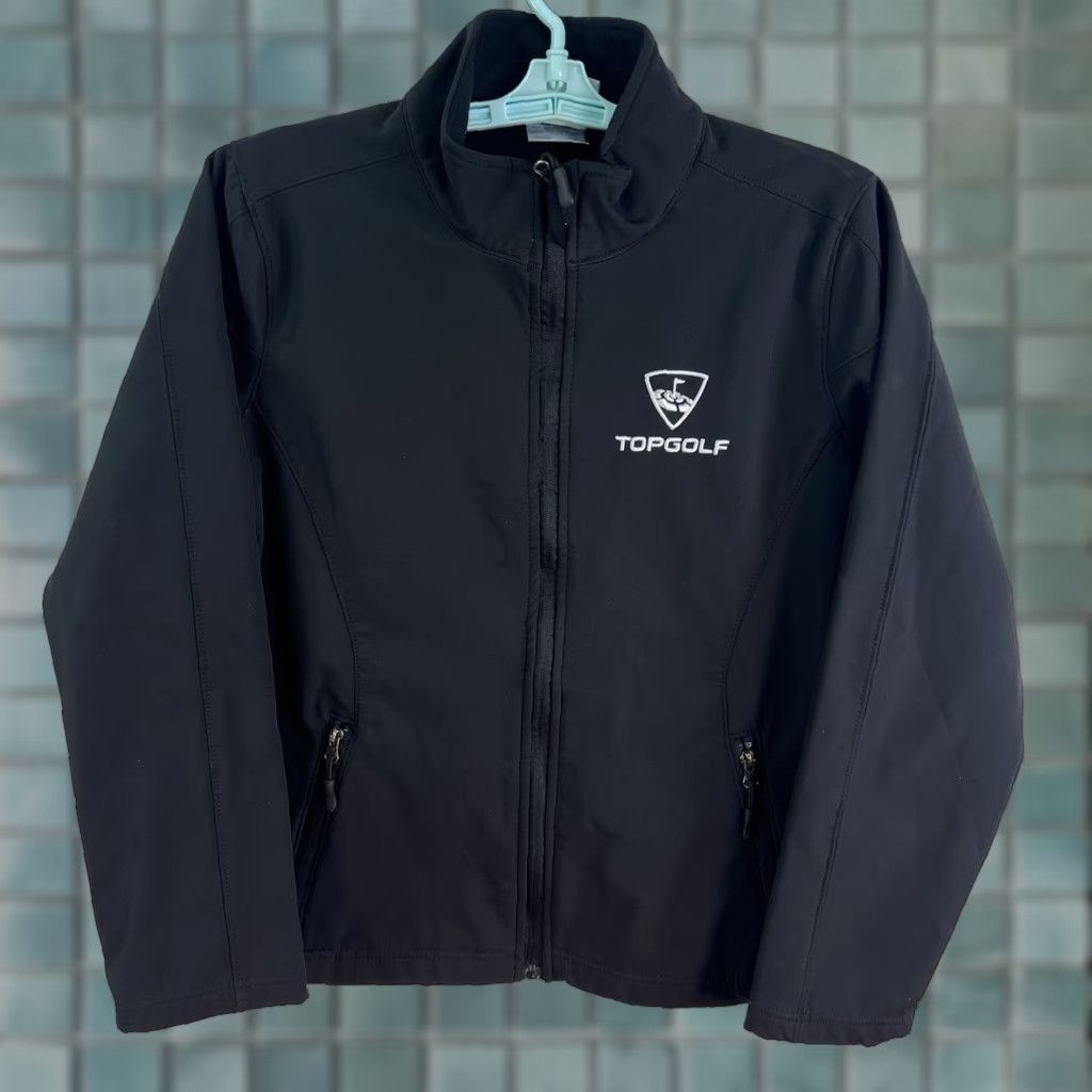 Rains Rain Top Golf Zip Rain Wind Jacket Womens L Black Lined Track Jacket Casual Activewear Rain Size L / US 10 / IT 46 - 1 Thumbnail