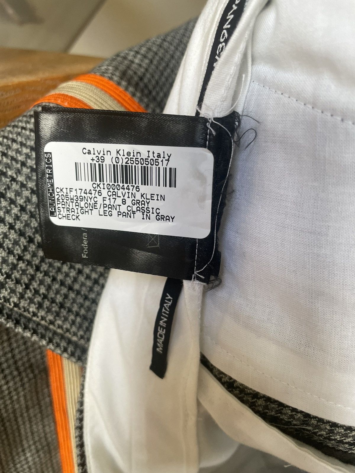Calvin Klein × Calvin Klein 205W39NYC × Raf Simons FW17 Runway Sample - Look 8 Wool Suit Size 46R - 11 Thumbnail