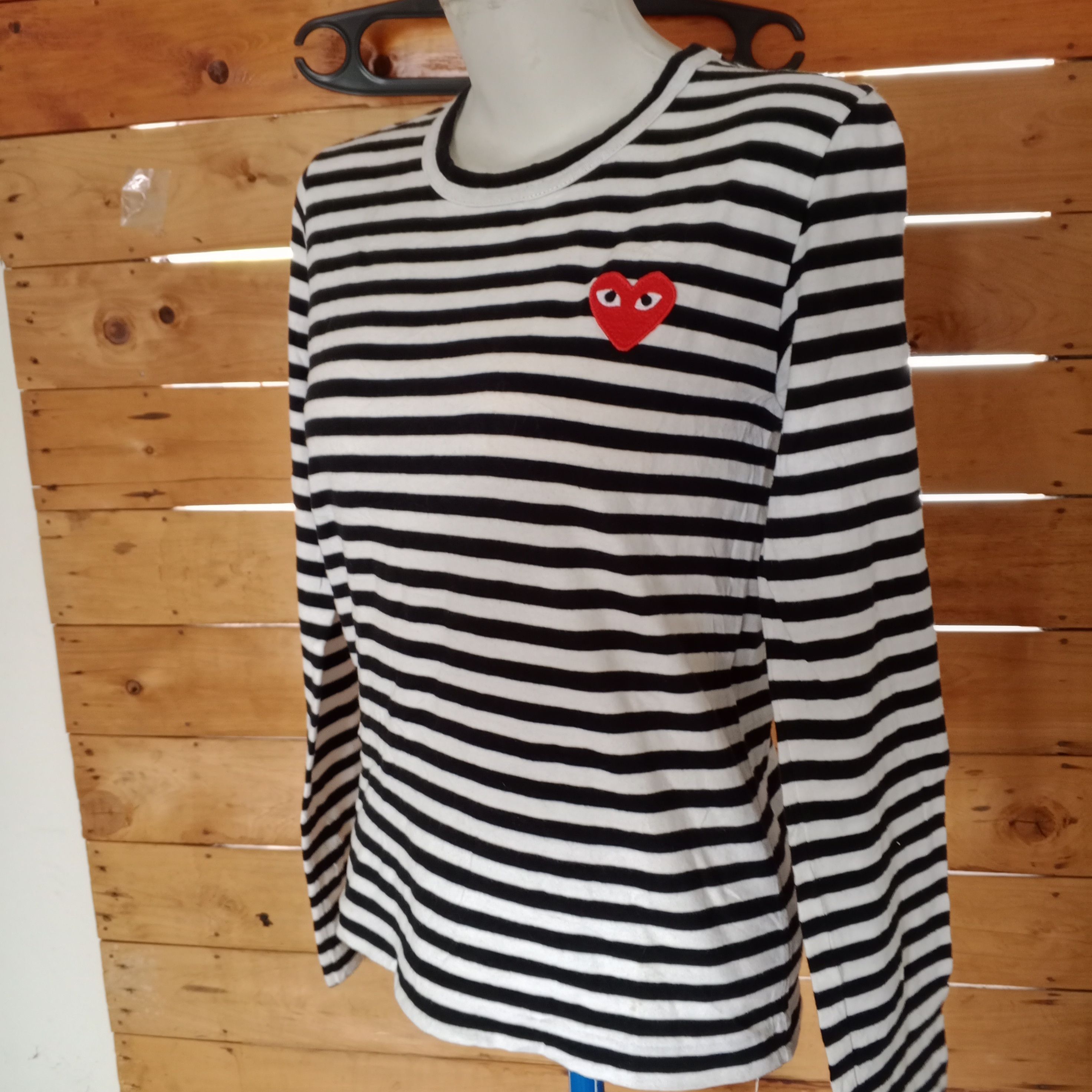 Comme des Garcons × Japanese Brand Auhentic Comme Des Garcons Striped Shirt Size S / US 4 / IT 40 - 4 Thumbnail
