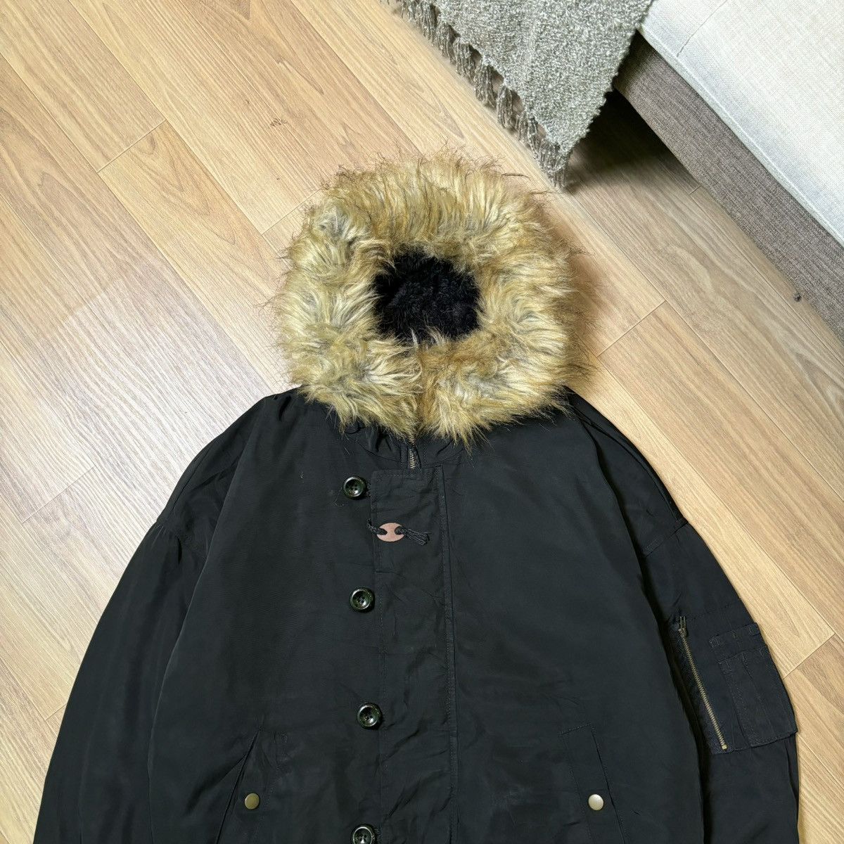 If Six Was Nine × Japanese Brand × Le Grande Bleu (L.G.B.) G.O.A Fur faux jacket IfSixWasNine LGB Style Size US M / EU 48-50 / 2 - 6 Thumbnail