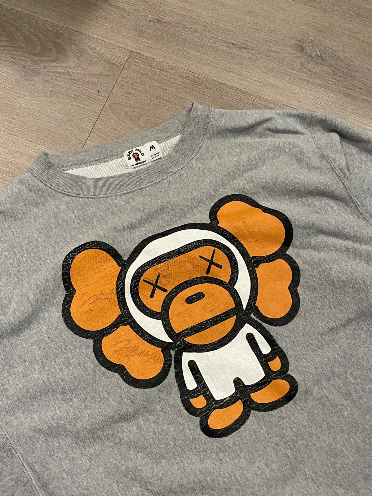 Bape × Kaws Bape Kaws 2005 crewneck Size US M / EU 48-50 / 2 - 2 Thumbnail