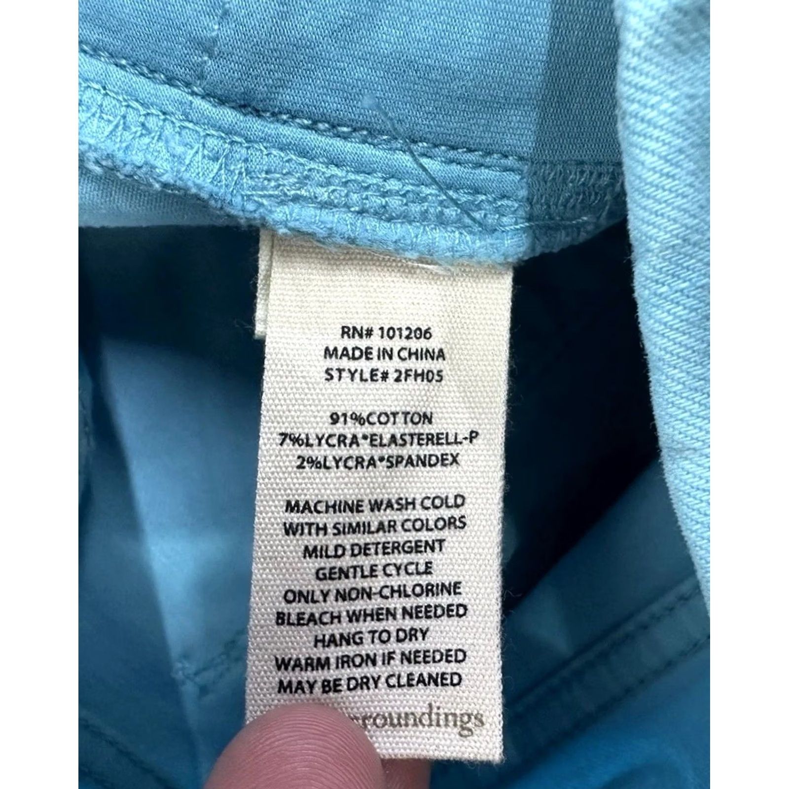 Soft Surroundings Soft Surroundings Cropped Denim Pants Blue / Women’s XS Pants Crop Pull On Denim XS Adult Women Mens? Size 26" / US 2 / IT 38 - 5 Thumbnail