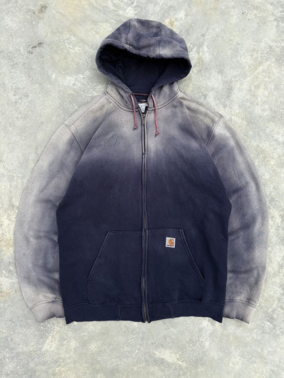 Carhartt Zip Up Hoodie Sun-Faded