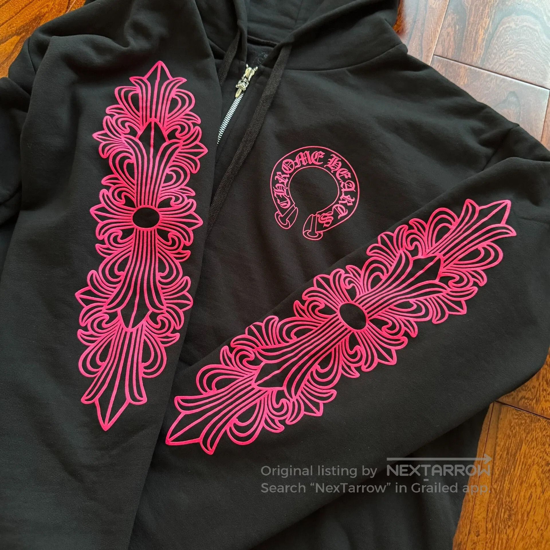 Chrome Hearts chrome hearts black and pink zip. Size US XXL / EU 58 / 5 - 3 Thumbnail