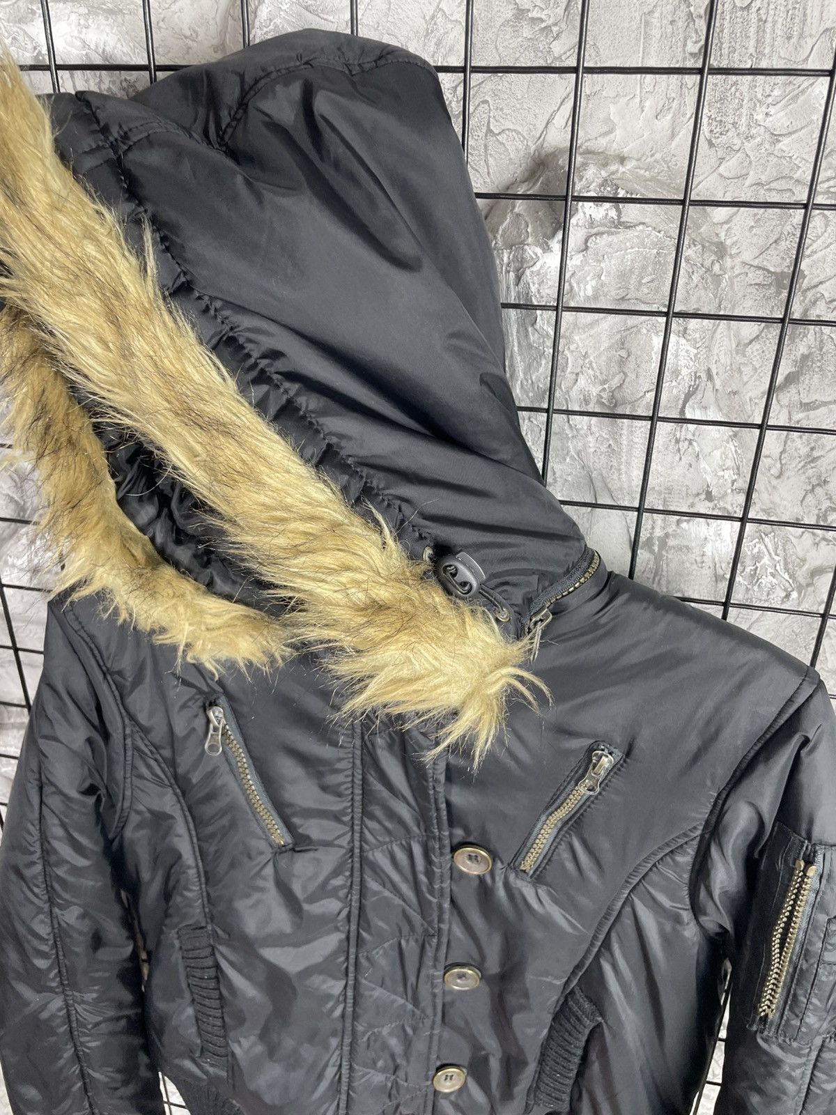 If Six Was Nine Y2K Vintage Fur Bomber LGB Japanese Archive Rick Owens Style Size US S / EU 44-46 / 1 - 5 Thumbnail