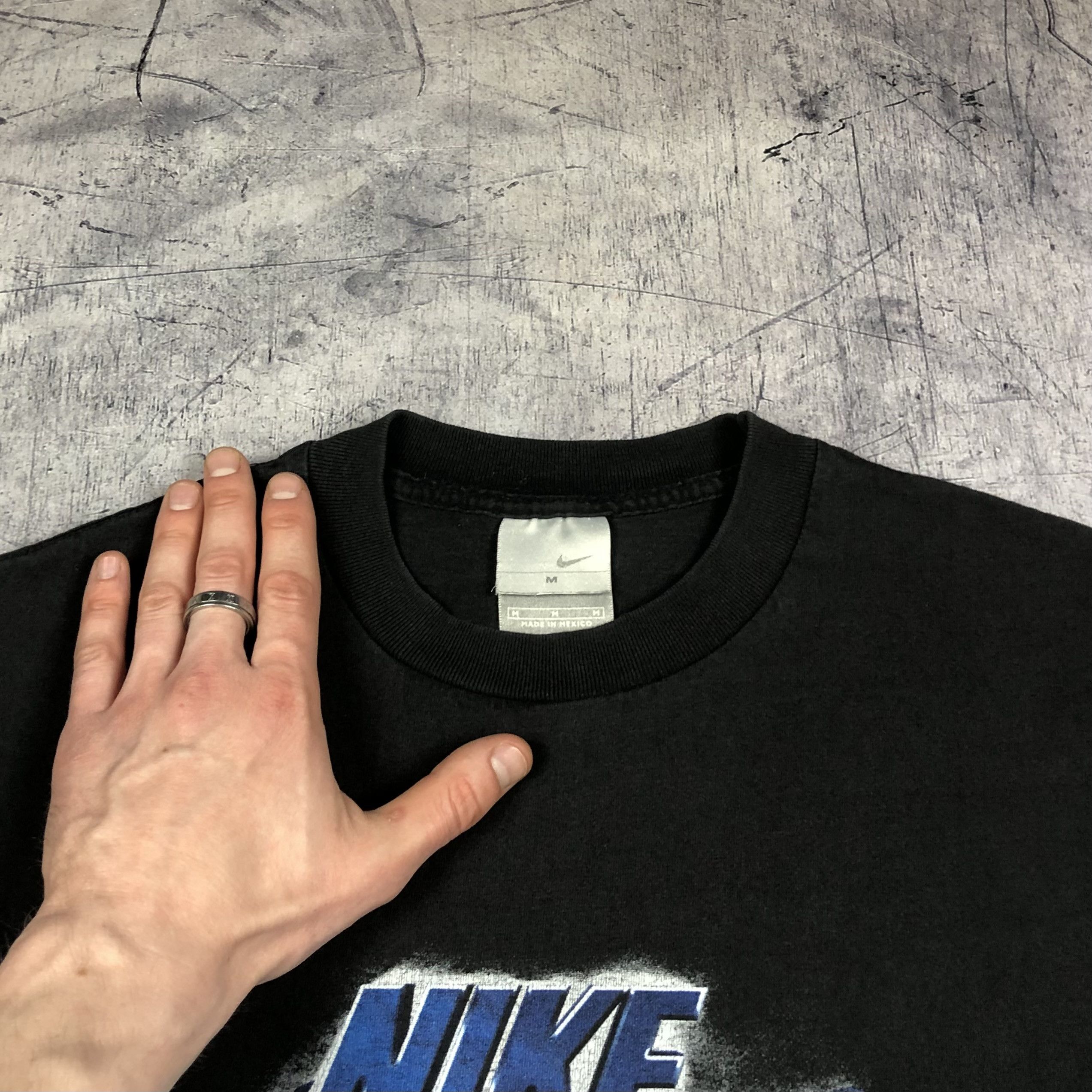 Nike Y2K Nike Centre Graphic Script Swoosh Vintage Tee gorpcore Size US M / EU 48-50 / 2 - 8 Thumbnail