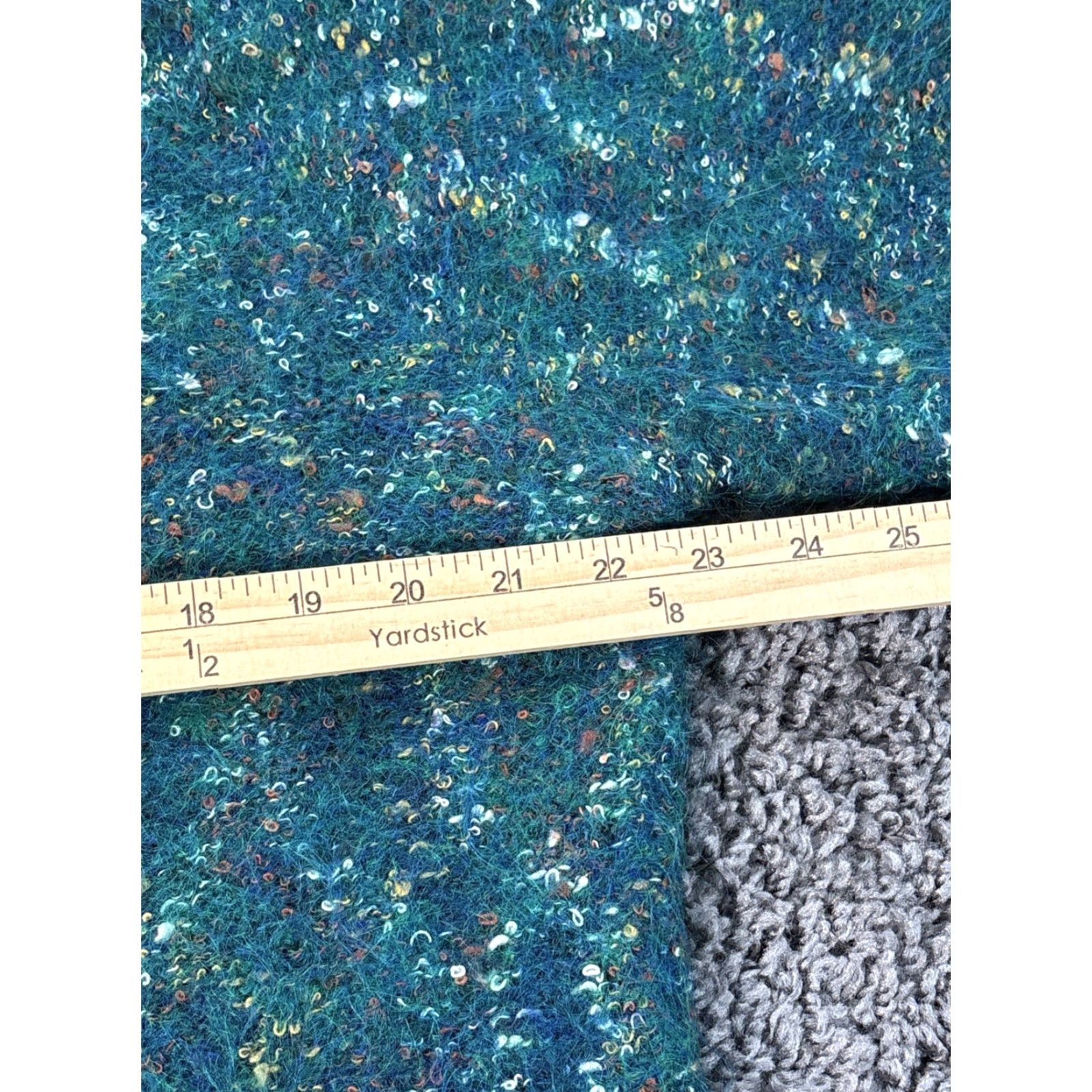 Vintage VINTAGE Paul et Duffier Sweater Shirt Cropped Fuzzy Mohair Wool Green L Womens 90s Boho Fairycore Long Sleeve Turtleneck Pullover Size L / US 10 / IT 46 - 3 Thumbnail