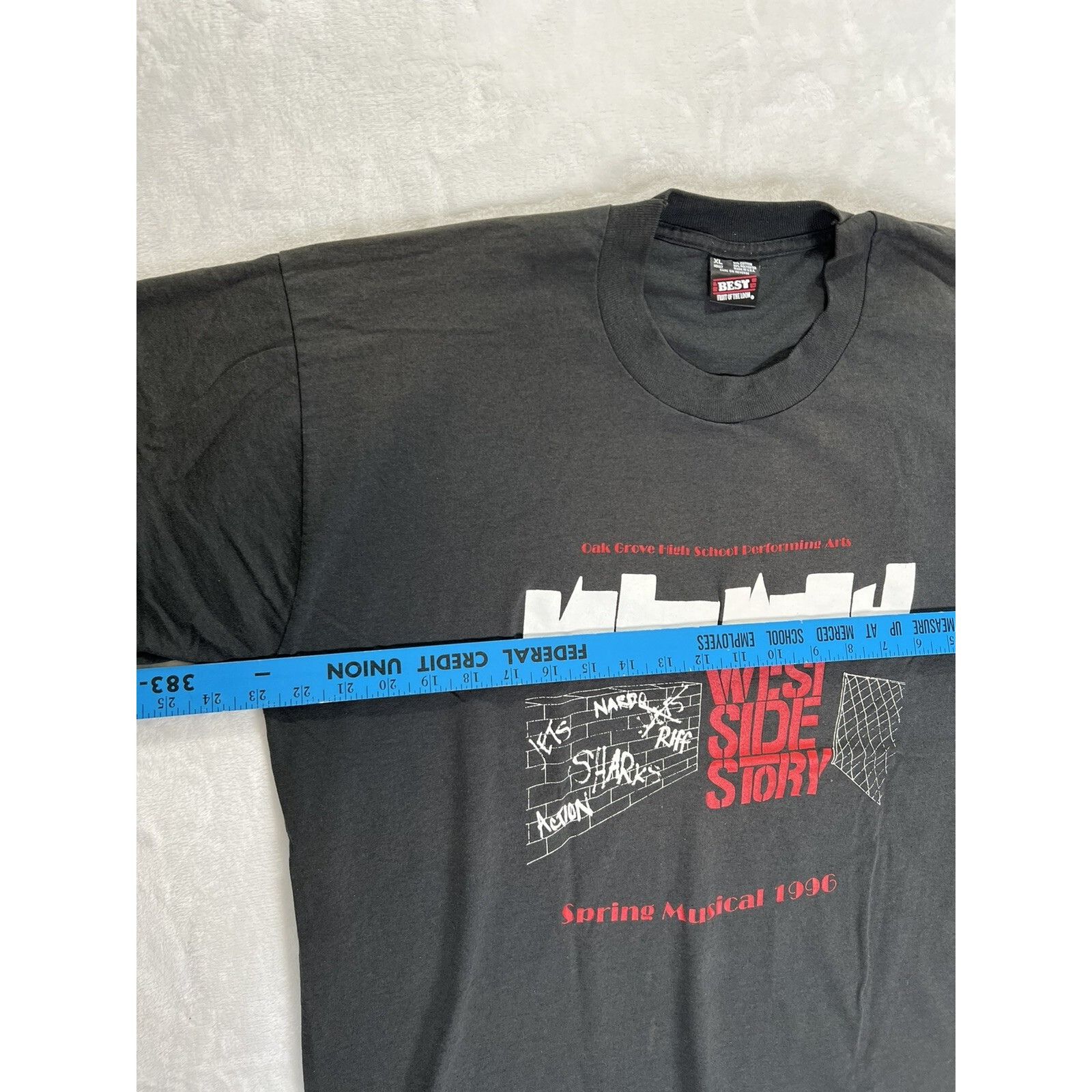 Fruit Of The Loom Vintage West Side Story Musical T-Shirt Size XL Oak Grove Hi Size US XL / EU 56 / 4 - 6 Thumbnail