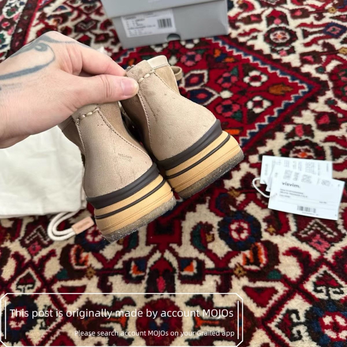 Visvim Sz 9.5 Visvim 25SS BEUYS Trekker-FOLK mojos1402 Size US 9.5 / EU 42-43 - 8 Thumbnail