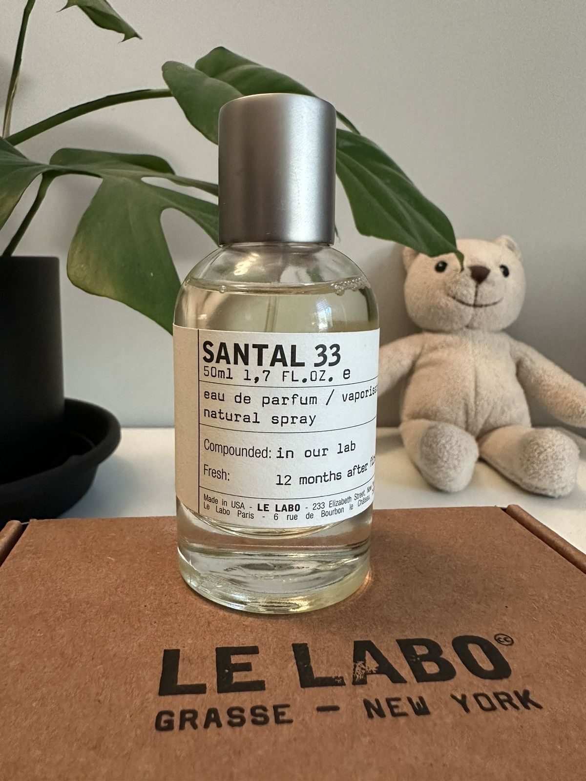 Le Labo Santal hot 33 1.7 oz 90% full