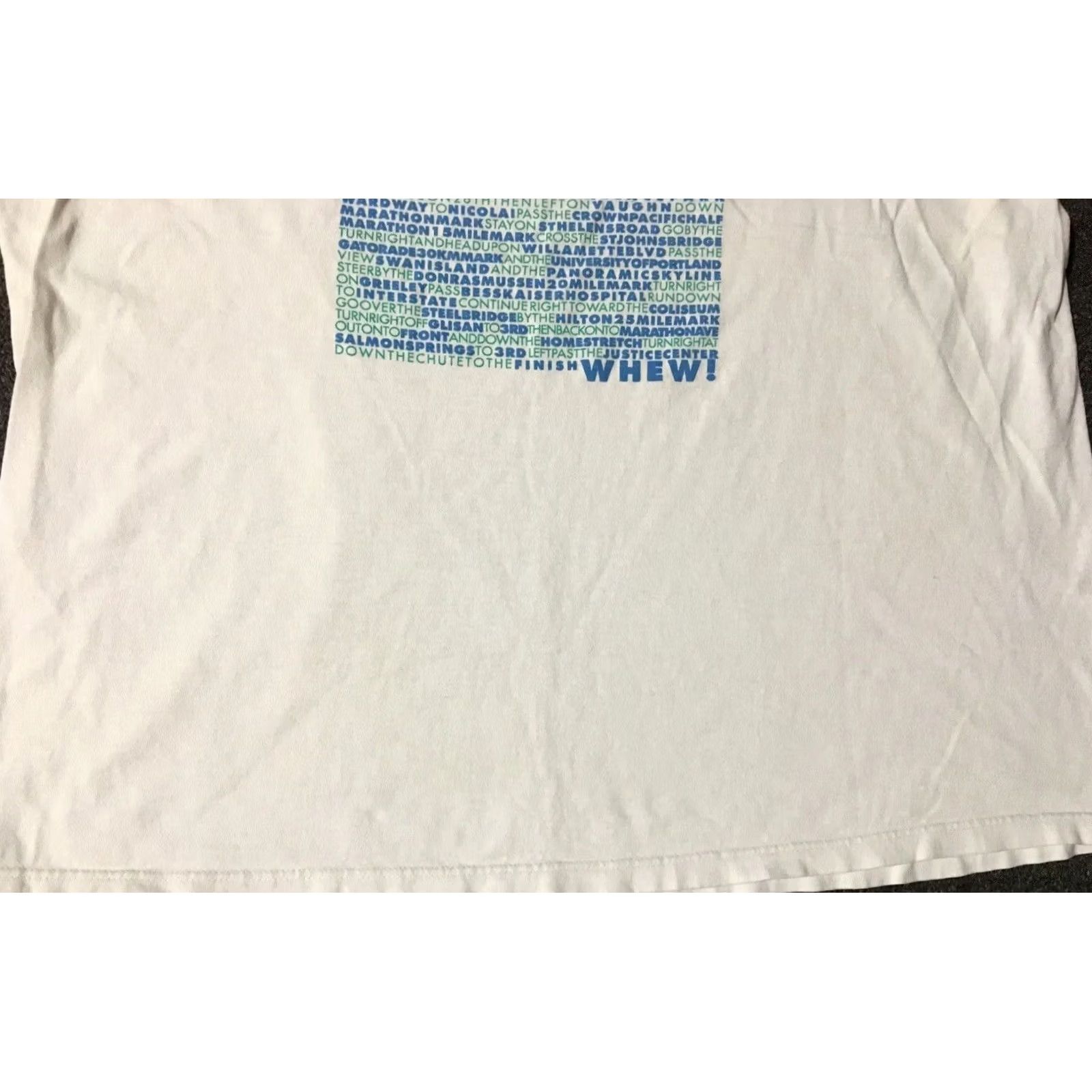 Vintage VINTAGE Nike Portland Finisher Faded Marathon Shirt XL White Nike Running T-Shirt Mens 90s Grunge Track & Field Boxing Sports Retro Size US XL / EU 56 / 4 - 5 Thumbnail