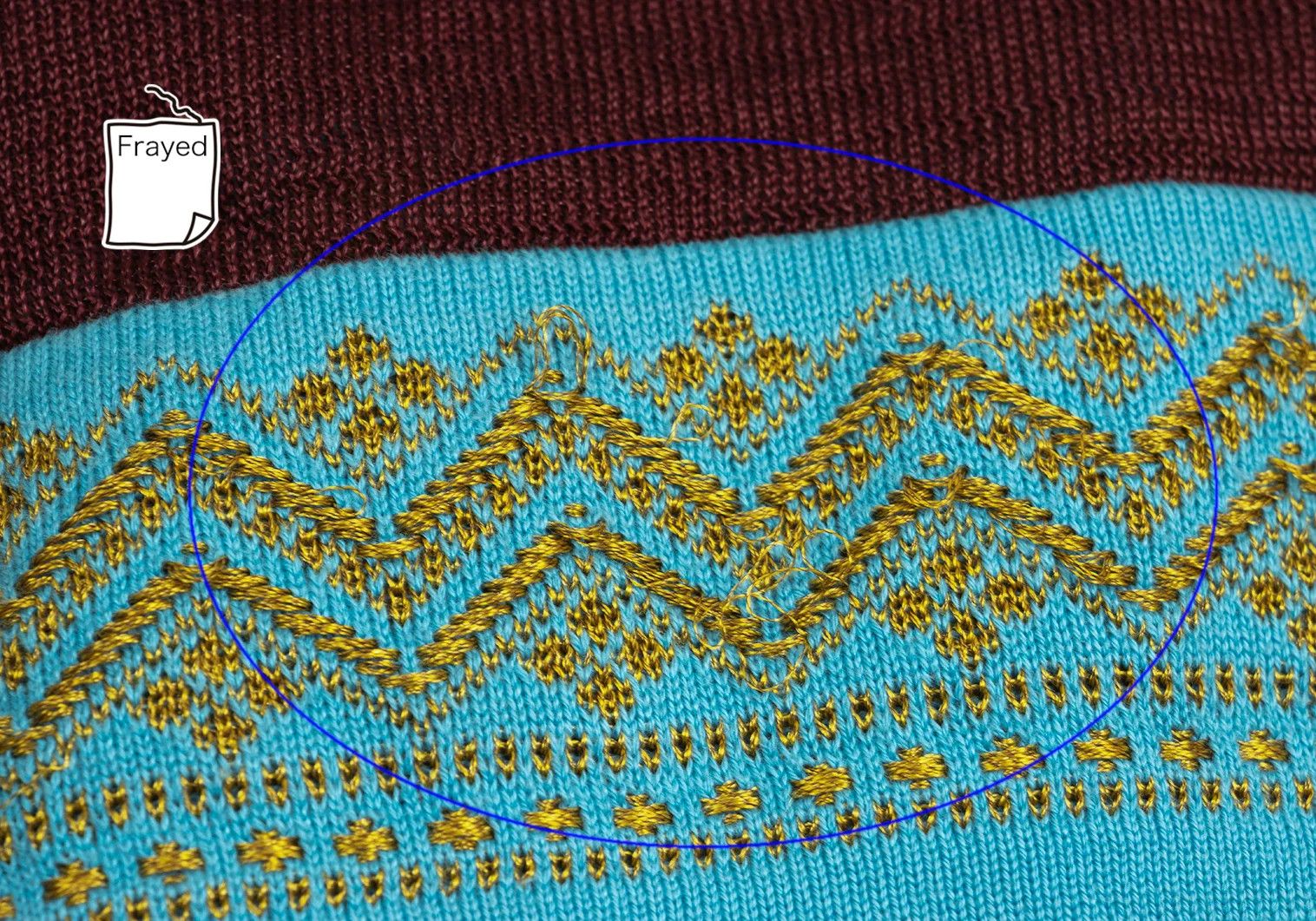 Jean Paul Gaultier Embroidered Panel Knit Cardigan in Bordeaux and Other Colors Size US M / EU 48-50 / 2 - 16 Thumbnail