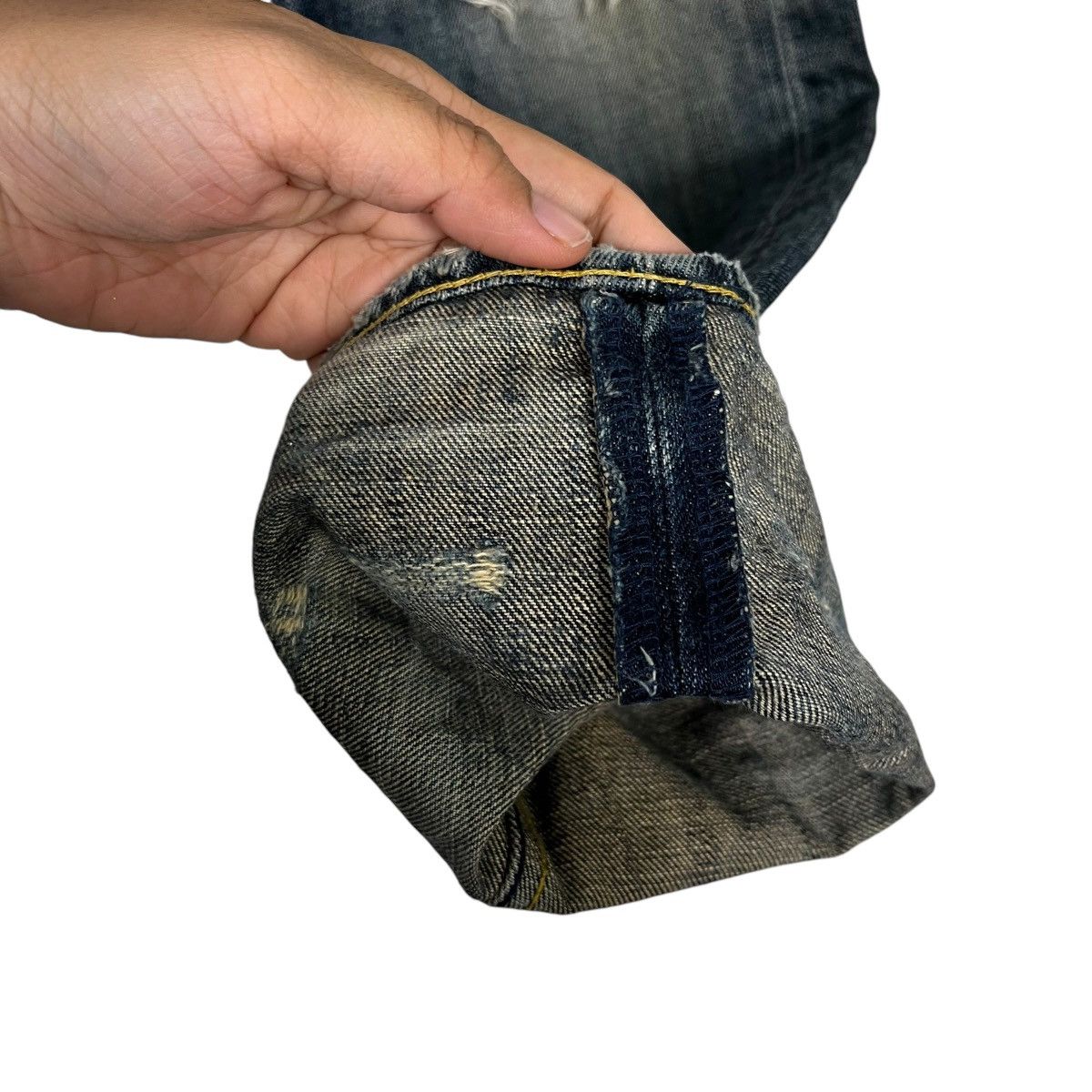 Japanese Brand Vintage Azul By Moussy Distressed Denim Size 32" / US 10 / IT 46 - 12 Thumbnail