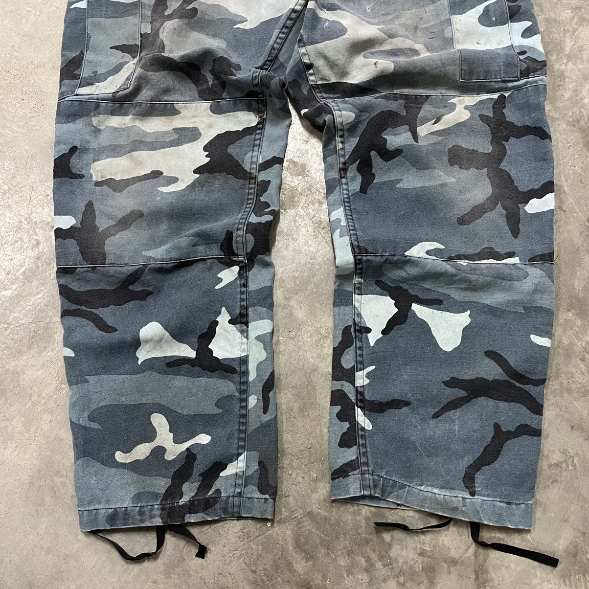 Vintage 🔴 Vintage Propper Blue Camo Cargo Pant 🔴 Size US 40 / EU 56 - 4 Thumbnail