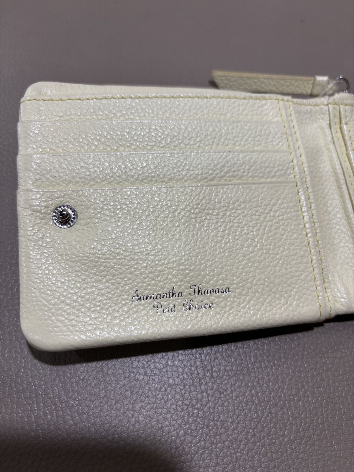 Japanese Brand Authentic Samantha Thavas Leather Zipper Wallet Size ONE SIZE - 12 Thumbnail