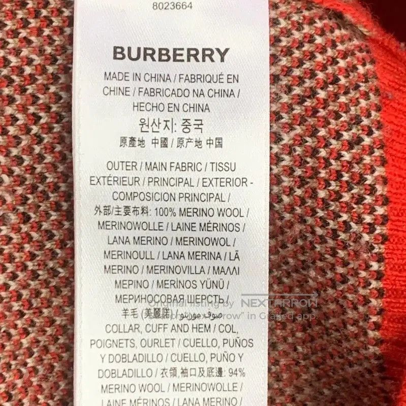 Burberry Burberry Color-Blocked Wool Men’s Knit Sweater. Size US S / EU 44-46 / 1 - 7 Thumbnail