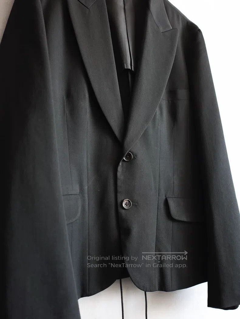 Yohji Yamamoto Yohji Yamamoto Drawstring Deconstructed Vertical Jacket Size US M / EU 48-50 / 2 - 6 Thumbnail