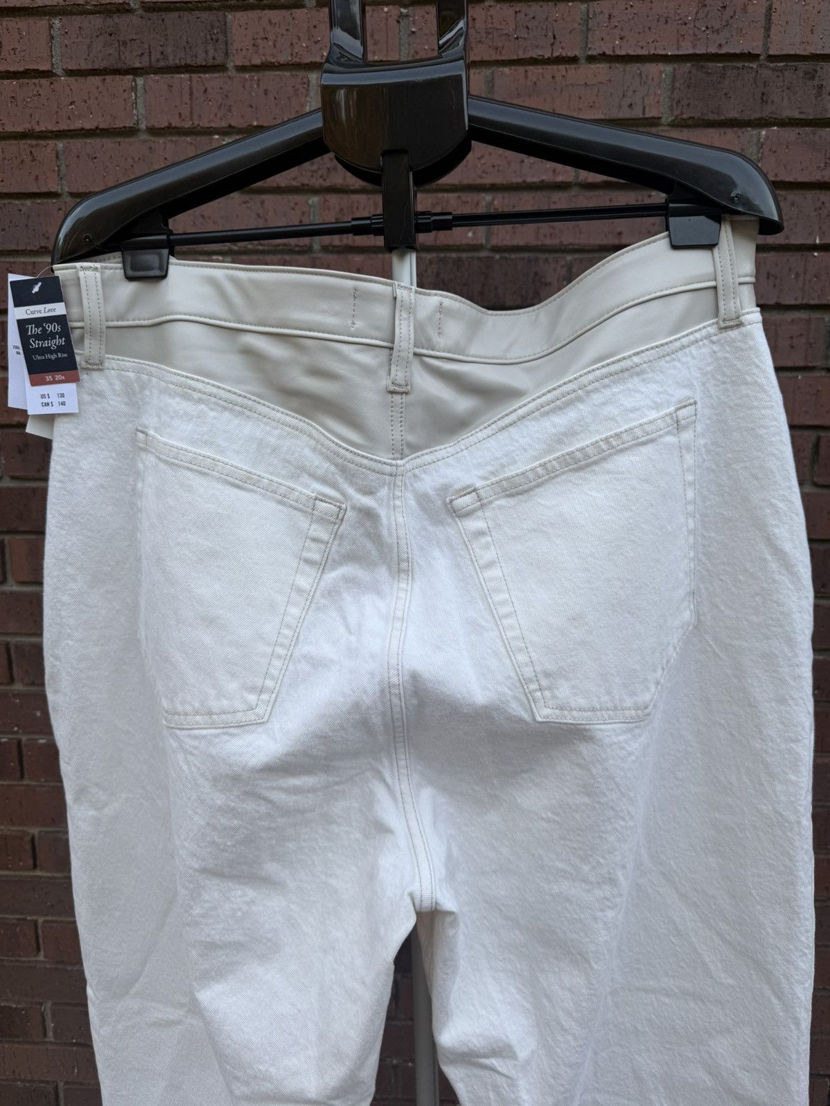 Abercrombie & Fitch ABERCROMBIE FITCH Curve Love Ultra High Rise Straight Jeans Size 41" - 8 Thumbnail