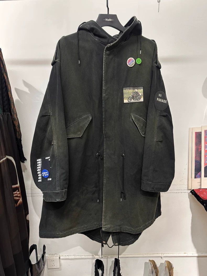 Raf simons 2021ss Motorcycle Washing Ash jacket 2502-Nexta