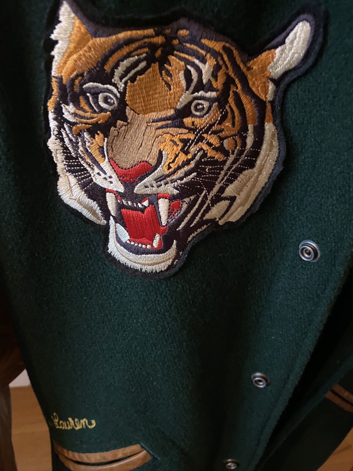 Ralph Lauren Varsity Leather Jacket Size US S / EU 44-46 / 1 - 3 Thumbnail