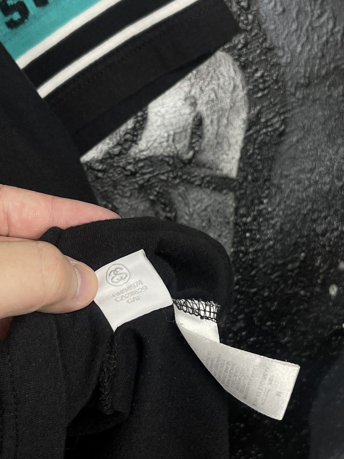 Stussy Stussy Sleeve Stripe Crew T-Shirt Black Men’s Size M Size US M / EU 48-50 / 2 - 9 Thumbnail