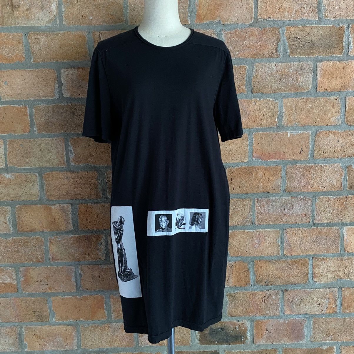 Rick Owens Drkshdw Rick Owens DRKSHDW Patch Level Tee SS2017 Size US S / EU 44-46 / 1 - 9 Thumbnail