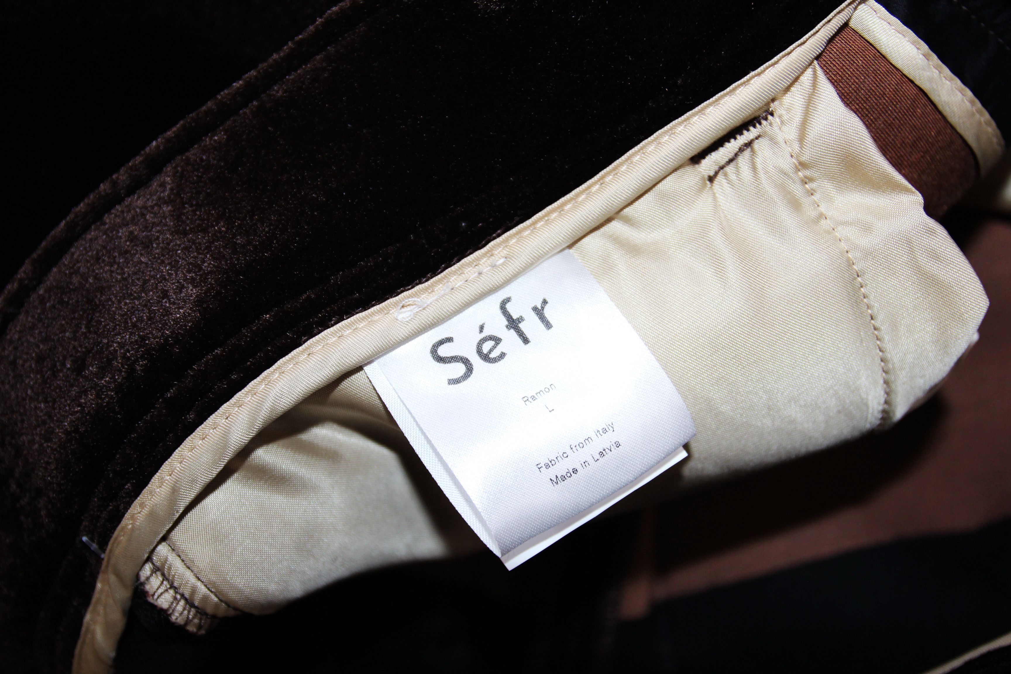 Sefr BNWT AW25 SEFR RAMON VELVET PANTS L Size US 34 / EU 50 - 9 Thumbnail