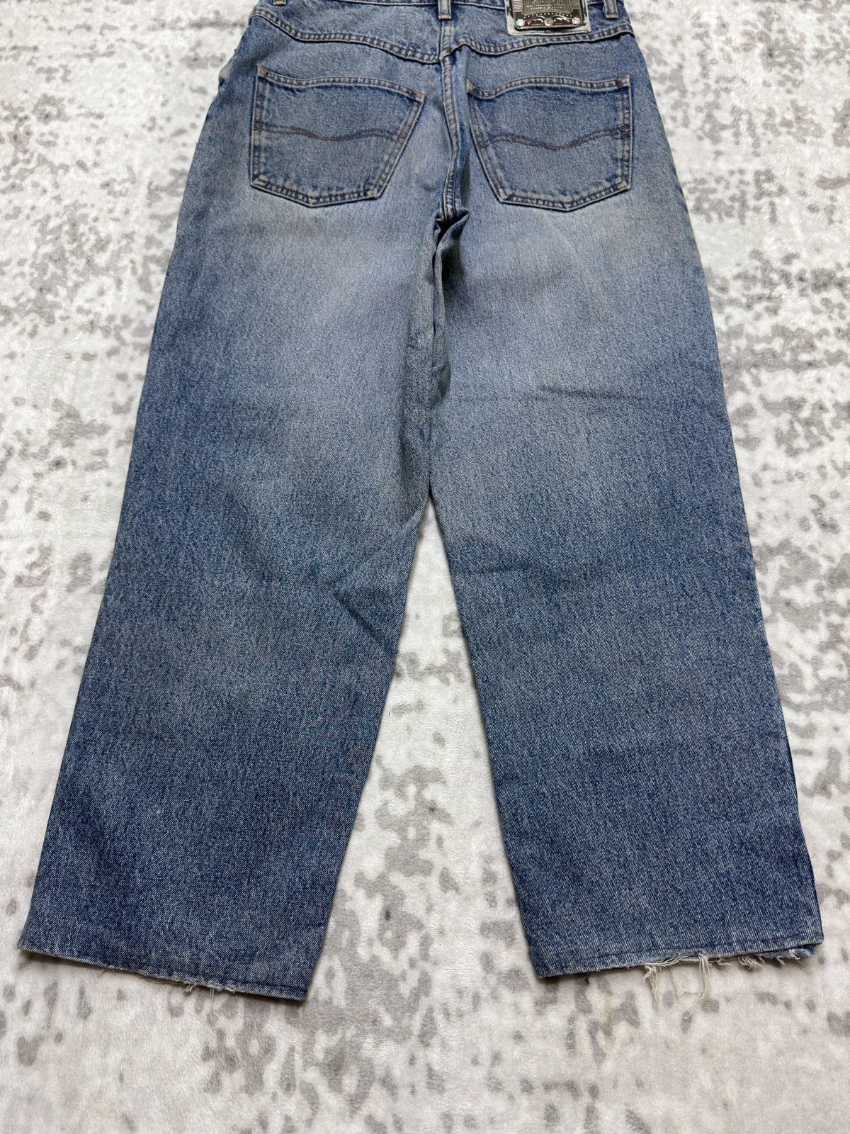 Pepe Jeans Vintage PePe Classic Stone Wash Baggy Loose Streetwear Denim Size US 30 / EU 46 - 13 Thumbnail