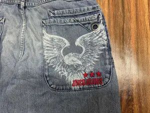 JNCO × Vintage Rare Vintage Jnco Eagle wings baggy Jean's. Size US 32 / EU 48 - 13 Thumbnail