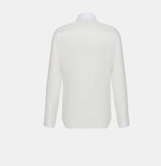 Dior o1w1db11224 CD Diamond Silk Shirt in White Size US S / EU 44-46 / 1 - 2 Thumbnail