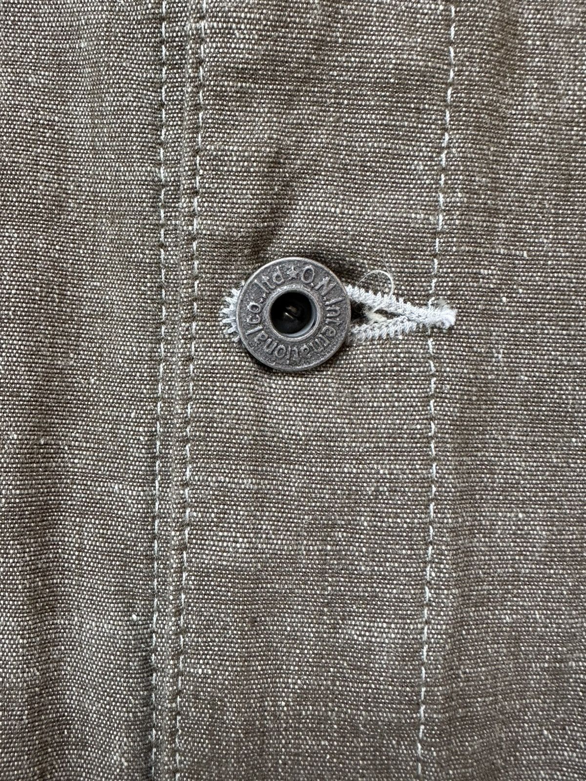 Oni Oni Chambray Chore Coat - Olive Size US S / EU 44-46 / 1 - 9 Thumbnail