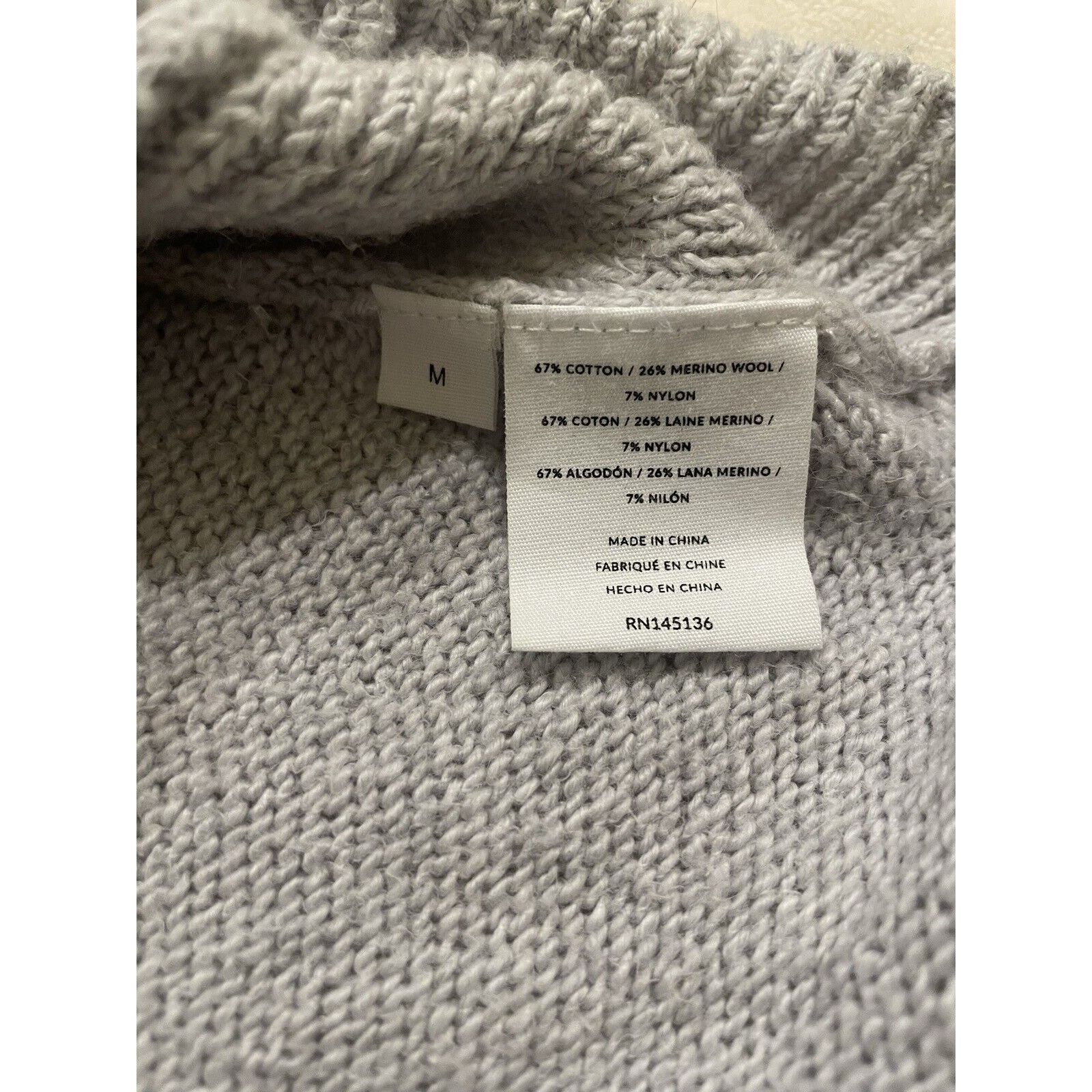 NAADAM NAADAM Women's Natural Cotton-blend Gray Sweater Medium Size M / US 6-8 / IT 42-44 - 6 Thumbnail