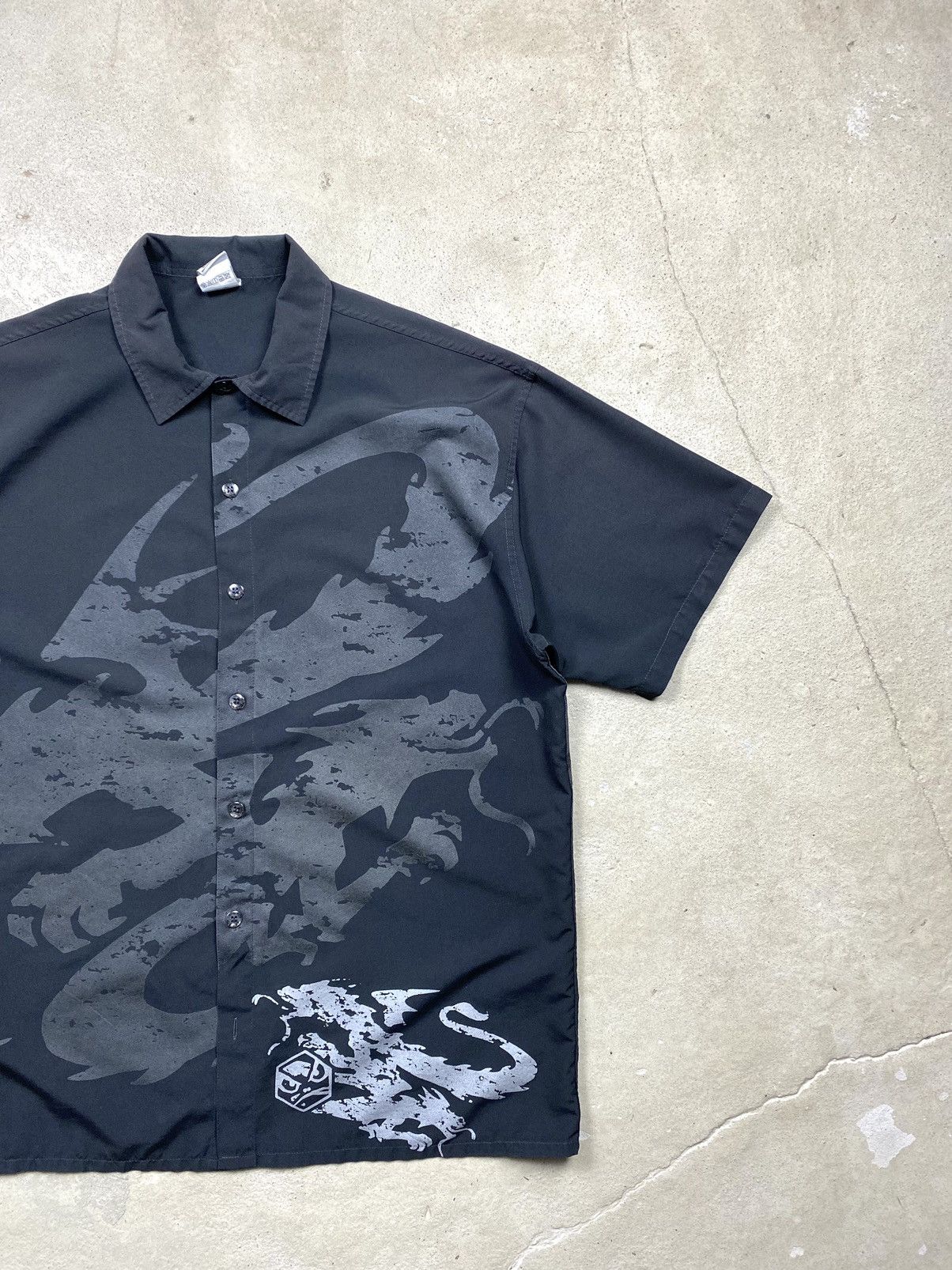 JNCO × Tapout × Tribal Streetwear Vintage Japanese Dragon Bad Boy Shirt Enjoy Size US M / EU 48-50 / 2 - 4 Thumbnail