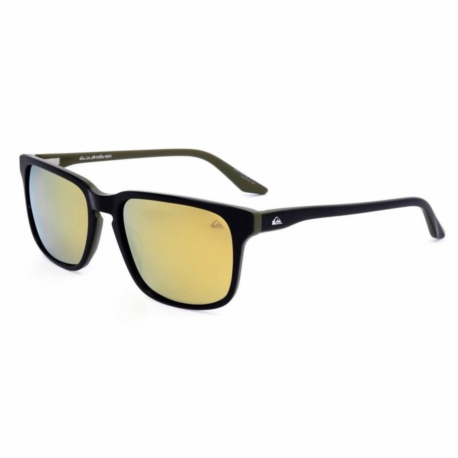 Quiksilver New! Quiksilver QS4002 BLK/OLV Black/Olive Sunglasses Gold Size ONE SIZE - 1 Thumbnail