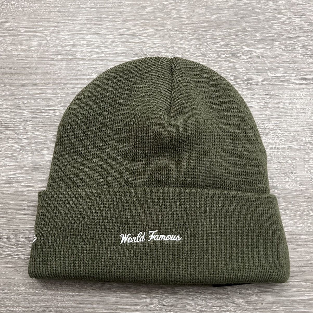 New Era × Supreme Supreme New Era Box Logo Beanie FW25 Olive Size ONE SIZE - 4 Thumbnail